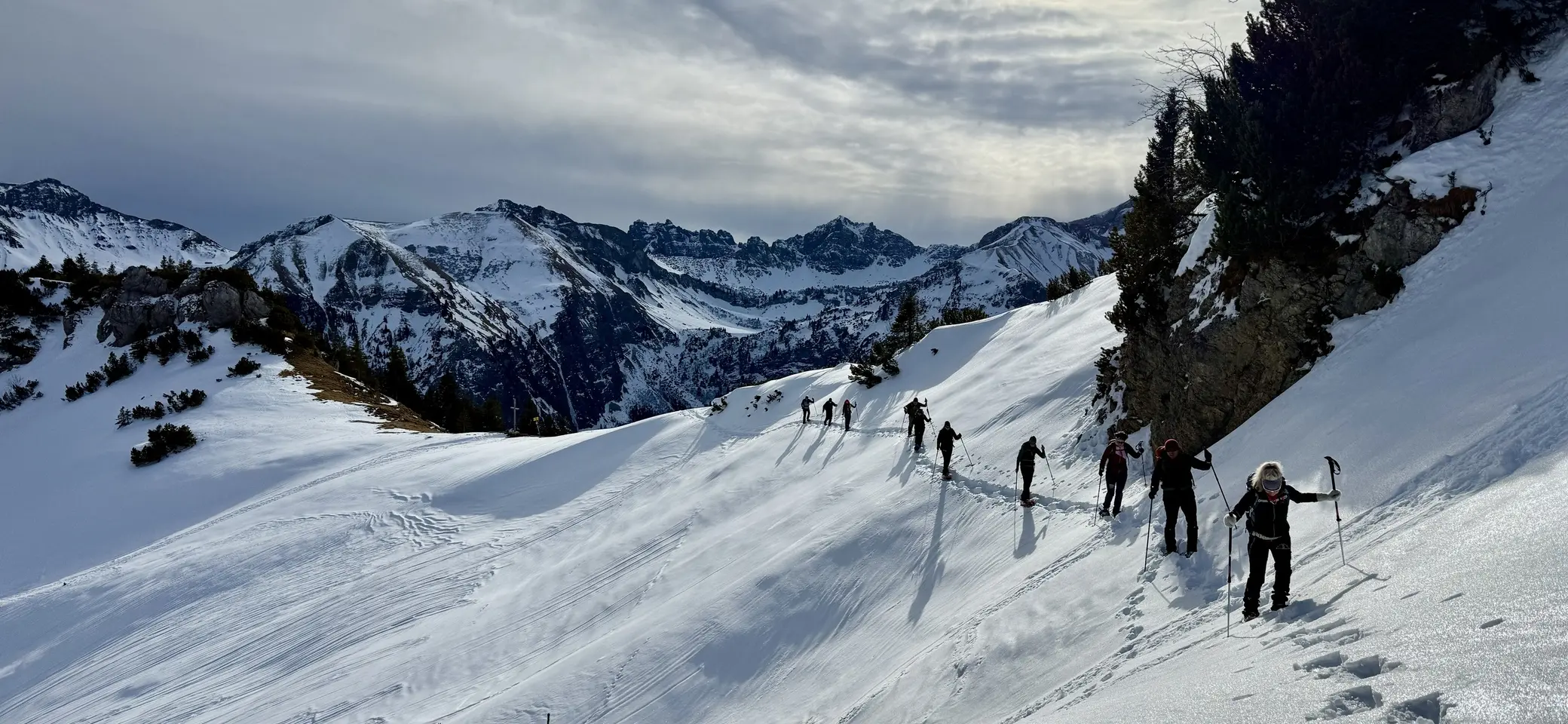 2026-01-24 Schneeschuhtour Schnurschrofen | © Copyright: DAV Sektion Isny