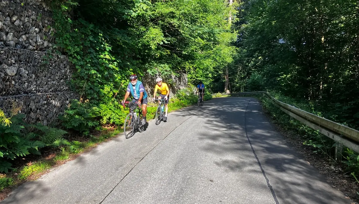 2026-06-27 Mit dem Rennrad in die Höll - Auffahrt aus der Höll | © Copyright: DAV Sektion Isny