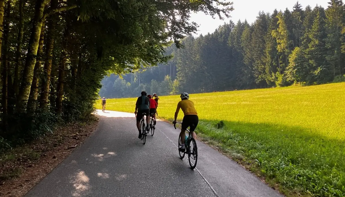 2026-06-27 Mit dem Rennrad in die Höll - unterwegs | © Copyright: DAV Sektion Isny