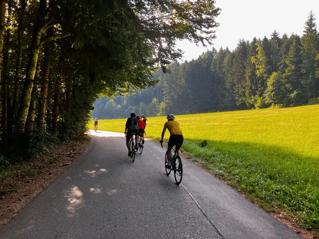 2026-06-27 Mit dem Rennrad in die Höll - unterwegs | © Copyright: DAV Sektion Isny
