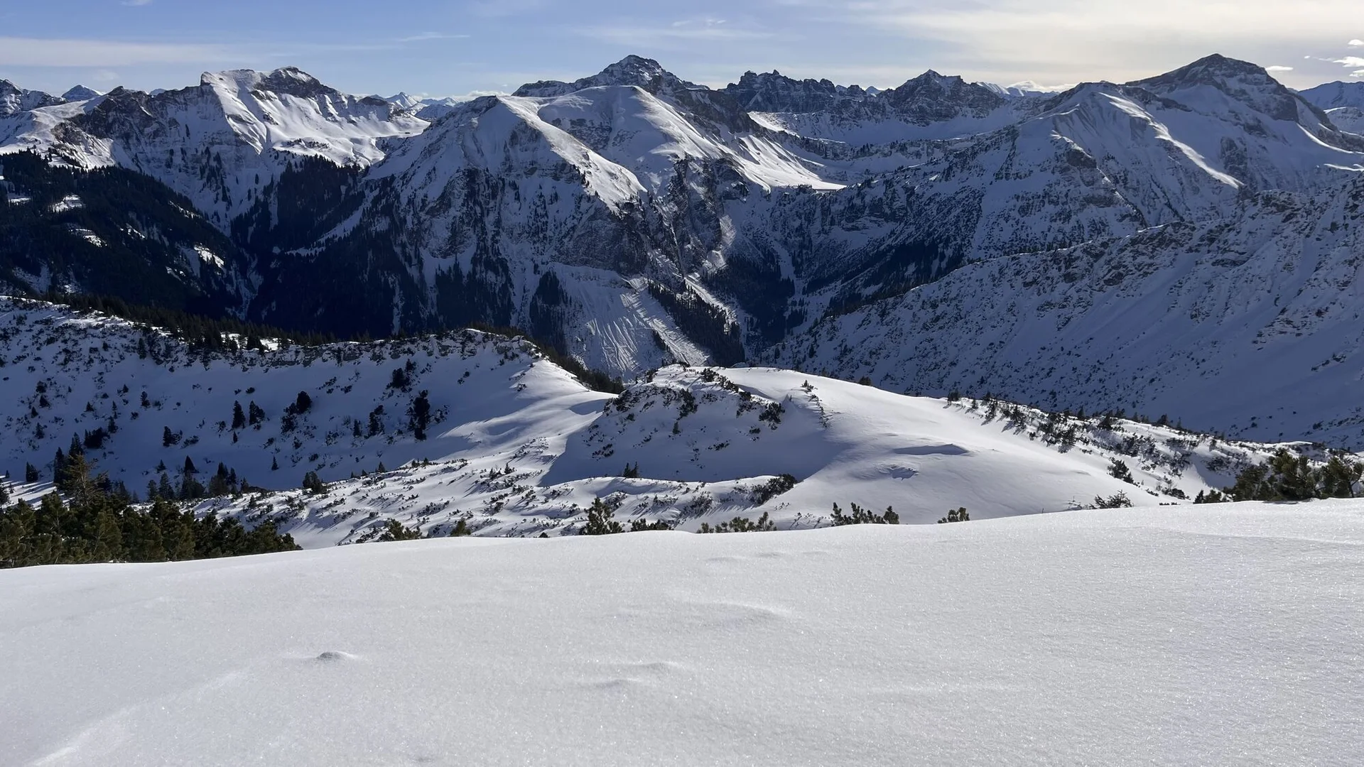 26-01-24 Schneeschuhtour zum Schnurschrofen | © Copyright: DAV Sektion Isny