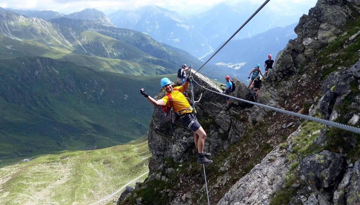 2025-06-28 Schmuggler-Steig und Rongg-Wasserfall | © Copyright: DAV Sektion Isny