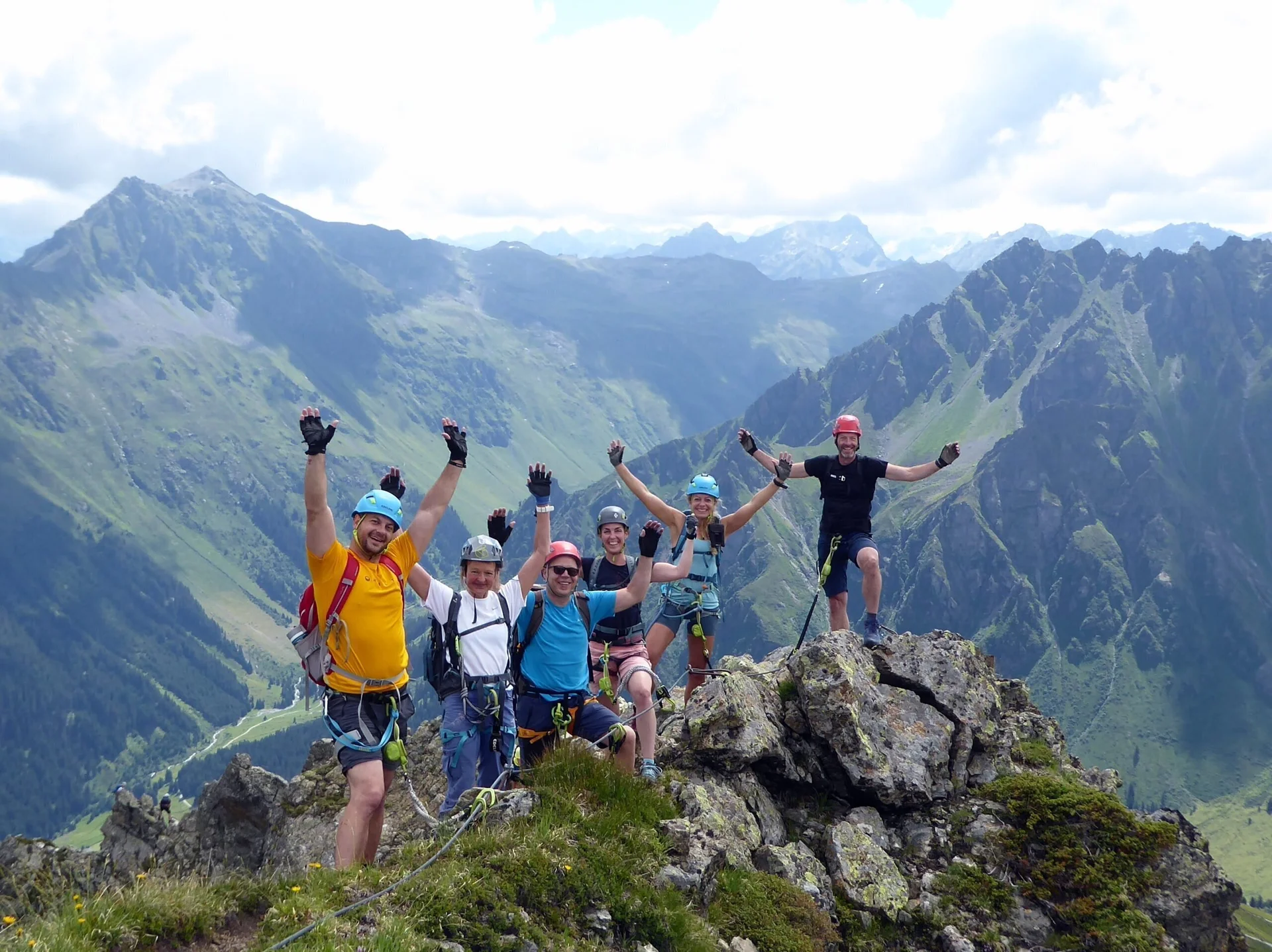 2025-06-28 Schmuggler-Steig und Rongg-Wasserfall | © Copyright: DAV Sektion Isny