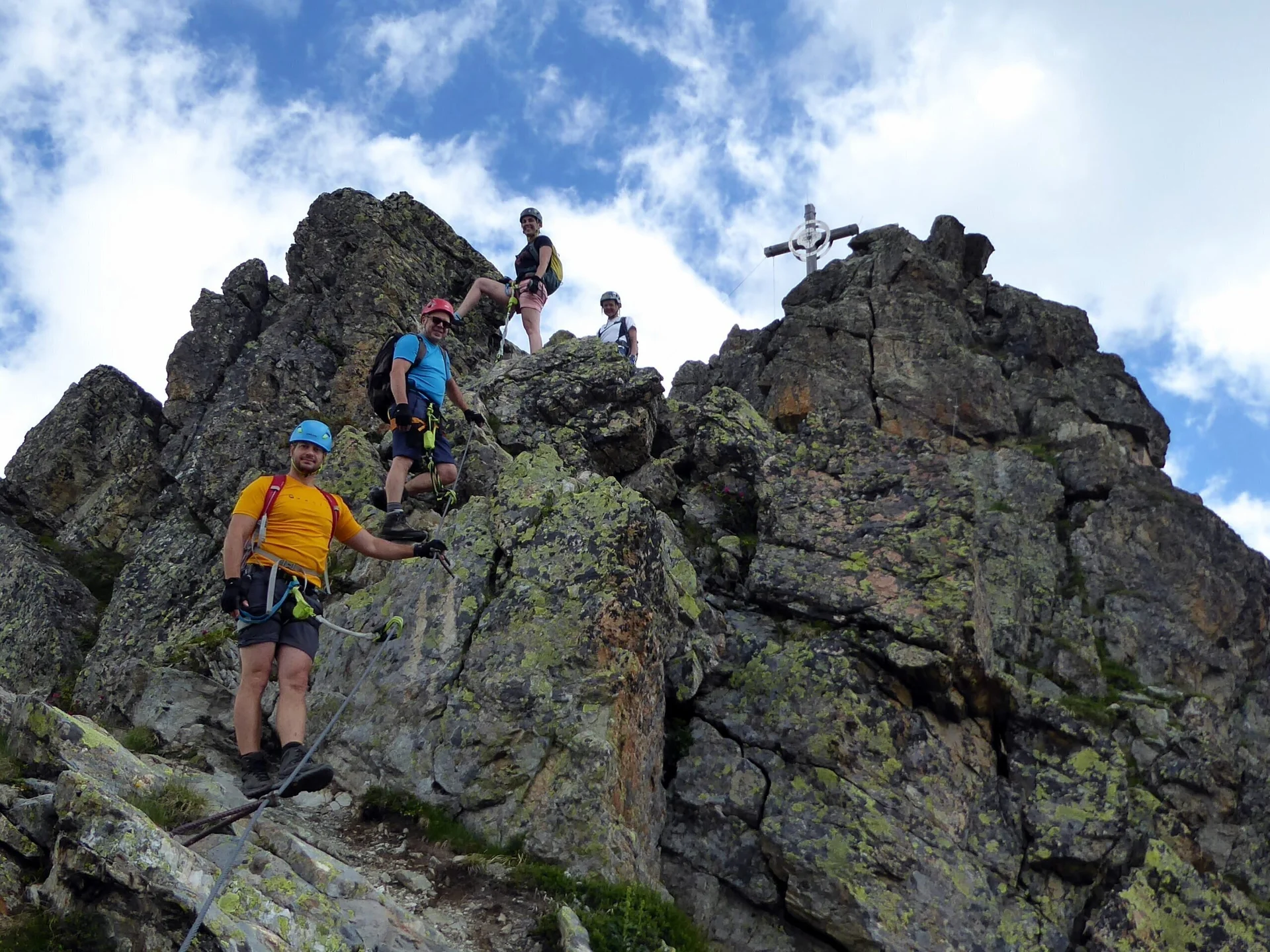 2025-06-28 Schmuggler-Steig und Rongg-Wasserfall | © Copyright: DAV Sektion Isny