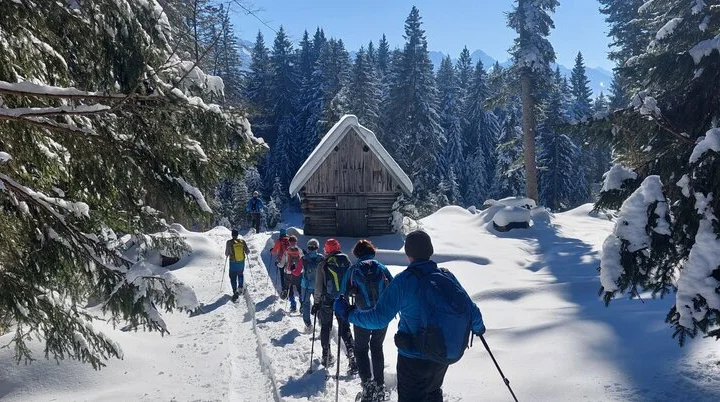Schneeschuhtour in der Wintertraumlandschaft | © Copyright: DAV Sektion Isny